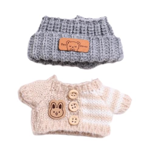 Milageto Puppenkleidung, Zubehör, Ersatzkleid, Spielzeug, Pullover und Mütze, Puppenkleidung, Anzug für Cosplay, Heimwerkerbedarf, Braun Milageto Puppenkleidung, Zubehör, Ersatzkleid, Spielzeug, Pullover und Mütze, Puppenkleidung, Anzug für Cosplay, Heimwerkerbedarf, Braun von Milageto