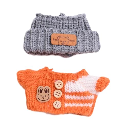 Milageto Puppenkleidung, Zubehör, Ersatzkleid, Spielzeug, Pullover und Mütze, Puppenkleidung, Anzug für Cosplay, Heimwerkerbedarf, Orange Milageto Puppenkleidung, Zubehör, Ersatzkleid, Spielzeug, Pullover und Mütze, Puppenkleidung, Anzug für Cosplay, Heimwerkerbedarf, Orange von Milageto