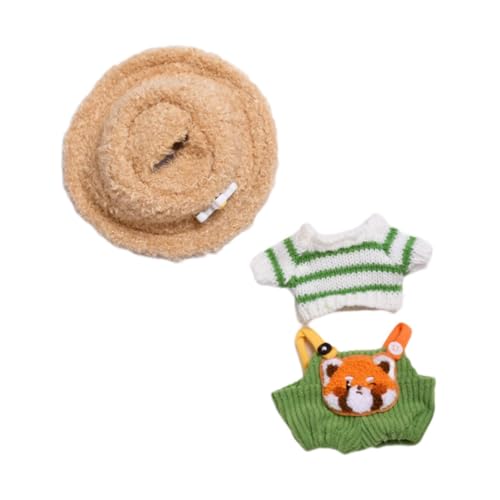 Milageto Puppenkleidung mit Hosenträgern Und Hut für Puppen von 17 cm bis 15 cm von Milageto