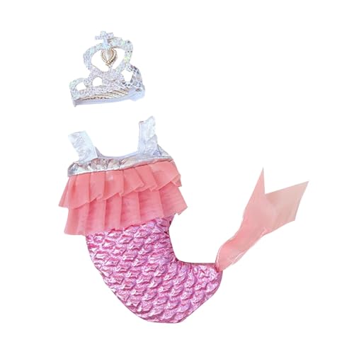 Milageto Puppenkostüm mit Meerjungfrauenschwanz und Haar-Accessoire, süße Kleidung für 15 cm große Anhängerpuppen, Kinderspielzeug, Machen Sie Ihre Milageto Puppenkostüm mit Meerjungfrauenschwanz und Haar-Accessoire, süße Kleidung für 15 cm große Anhängerpuppen, Kinderspielzeug, Machen Sie Ihre von Milageto