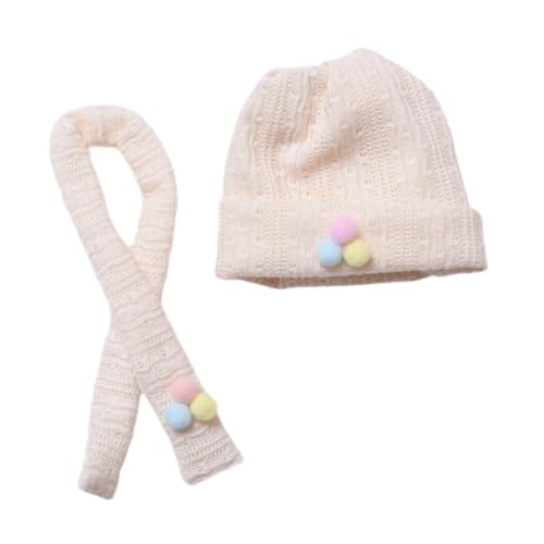 Milageto Puppenschal und Mütze, gefüllte Puppenmütze, zum Anziehen, DIY-Cartoon, weiche Foto-Requisiten, Puppenkopfbedeckung, Puppenfesselmütze für, Ohne Pullover Milageto Puppenschal und Mütze, gefüllte Puppenmütze, zum Anziehen, DIY-Cartoon, weiche Foto-Requisiten, Puppenkopfbedeckung, Puppenfesselmütze für, Ohne Pullover von Milageto