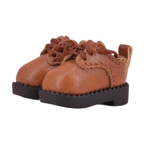 Milageto Puppenschuhe für 1/12 Puppen als Spielzeug und Zubehör, Braun Milageto Puppenschuhe für 1/12 Puppen als Spielzeug und Zubehör, Braun von Milageto