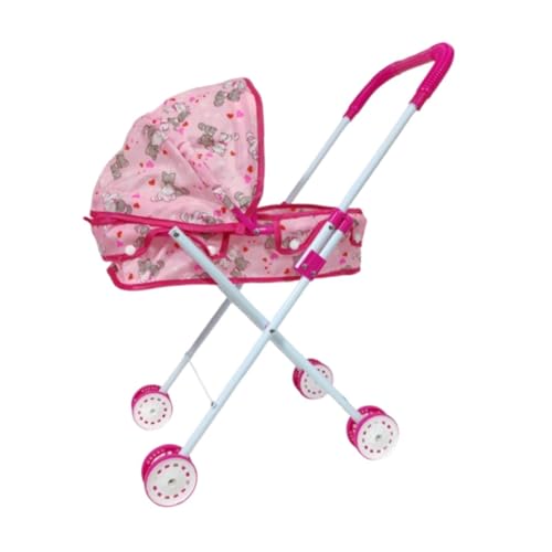 Milageto Puppenwagen, Puppenwagen, einfache Aufbewahrung, Kinderspielzeug für ab 3 Jahren, Sammlung, Simulations-Kinderwagenspielzeug, faltbar, für, Katzenmuster Milageto Puppenwagen, Puppenwagen, einfache Aufbewahrung, Kinderspielzeug für ab 3 Jahren, Sammlung, Simulations-Kinderwagenspielzeug, faltbar, für, Katzenmuster von Milageto