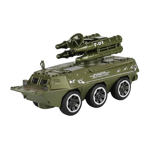 Milageto Push and Go Truck Zink Alloy Spielzeug Play Fine Motor Skills Reibung Angetriebenen Pull -Back -Auto für 2 3 4 5 6 Jahre alt Spielen, D von Milageto