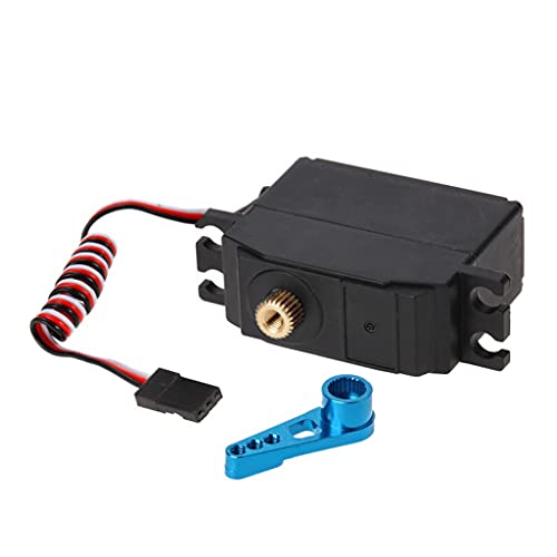 Milageto RC Auto Metall Lenkgetriebe Servo für WLtoys 1/12 12428 Scale Car DIY Vehicle Milageto RC Auto Metall Lenkgetriebe Servo für WLtoys 1/12 12428 Scale Car DIY Vehicle von Milageto