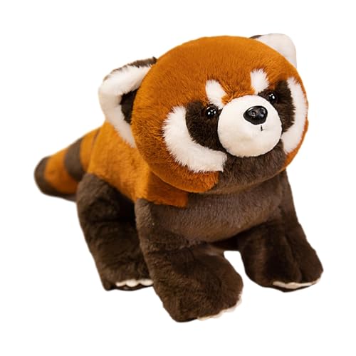 Milageto Roter Panda-Plüsch, niedliches Kuscheltier, Plüschtier für Sofa, Erwachsene, Büro, Freundin, Bettwäsche-Zubehör von Milageto