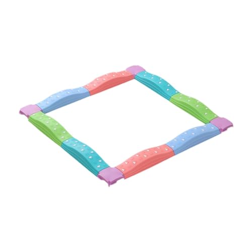 Milageto Schwebebalken, Hindernisparcours-Trainingsspielzeug, Entwicklungsspielzeug-Trittsteine, Farbiger Schwebeblock für Kinder, 12 Stück Bunt Milageto Schwebebalken, Hindernisparcours-Trainingsspielzeug, Entwicklungsspielzeug-Trittsteine, Farbiger Schwebeblock für Kinder, 12 Stück Bunt von Milageto