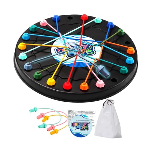 Milageto Seil, Early Education Gehirnstrategie sensorische soziale Familie Seilbrett Brain Teaser -Spiel für Kinder Mädchen von Milageto