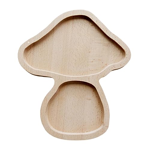 Milageto Sensorisches Tablett aus Holz, Sortiertablett, Lehrmittel, Montessori-Tablett für Kinder im Alter von 4 5 6 Jahren, Pilz Milageto Sensorisches Tablett aus Holz, Sortiertablett, Lehrmittel, Montessori-Tablett für Kinder im Alter von 4 5 6 Jahren, Pilz von Milageto