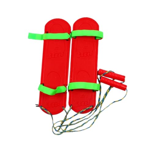Milageto Sensory Balance Board, Kindergarten sensorische Integrationsspielschuhe, Hand- und Fußbrett im Freien für Teenager, Jungen Mädchen, Rot 2 Person von Milageto