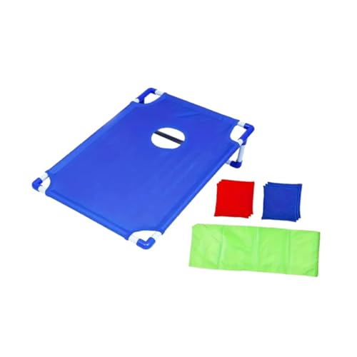 Milageto Sitzsäcke, Wurfspiel, Spielbrett, Hand-Auge-Koordination, Cornhole-Spiel-Set, Zielspiel für Sport, drinnen und draußen, Karneval, Party, Blau Milageto Sitzsäcke, Wurfspiel, Spielbrett, Hand-Auge-Koordination, Cornhole-Spiel-Set, Zielspiel für Sport, drinnen und draußen, Karneval, Party, Blau von Milageto