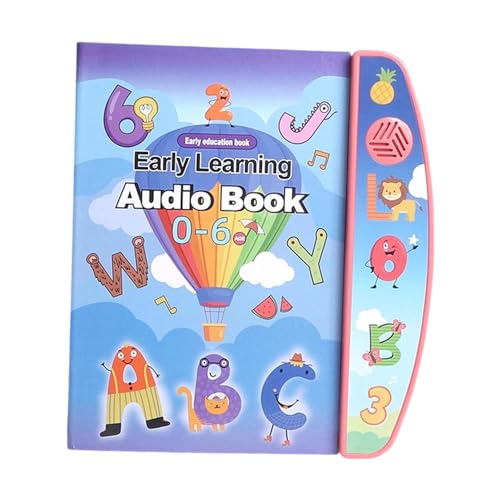 Milageto Sprechendes Buch zum Englischlernen, interaktives Soundbuch, intelligentes Alphabet, kognitive Sprachgeschenke, elektronisches Spielzeug, Rosa Milageto Sprechendes Buch zum Englischlernen, interaktives Soundbuch, intelligentes Alphabet, kognitive Sprachgeschenke, elektronisches Spielzeug, Rosa von Milageto