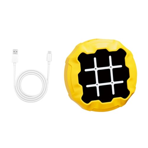 Milageto Tac Toe Bolt Game Elektronisches Puzzle Zwei-Spieler-Modus, tragbares Reisespiel, Handheld-Puzzlespielkonsole für Indoor-Reisen, Gelb Milageto Tac Toe Bolt Game Elektronisches Puzzle Zwei-Spieler-Modus, tragbares Reisespiel, Handheld-Puzzlespielkonsole für Indoor-Reisen, Gelb von Milageto