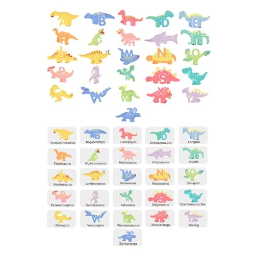 Milageto -Tier-Alphabet-Puzzles ABC-Buchstaben-Tiere-Puzzles Vorschul-Lernaktivitäten Spielzeug für 3-5 von Milageto