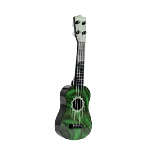Milageto Ukulele Toy 4 String Gitarre Strumming -Training tragbares kleines Gitarrenmusikinstrument für Alter 3+ Anfänger Geburtstagsgeschenk , GrÜn Milageto Ukulele Toy 4 String Gitarre Strumming -Training tragbares kleines Gitarrenmusikinstrument für Alter 3+ Anfänger Geburtstagsgeschenk , GrÜn von Milageto