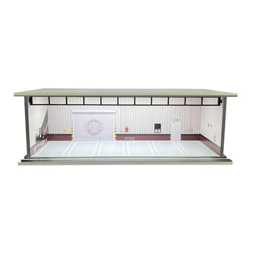 Milageto Vitrine für Modellautos im Maßstab 1/64, Sammlerstück, Schaukasten, Hintergrundlayout, Heimdekor mit Licht, dekorative Aufbewahrungsbox, Garage, Style A Milageto Vitrine für Modellautos im Maßstab 1/64, Sammlerstück, Schaukasten, Hintergrundlayout, Heimdekor mit Licht, dekorative Aufbewahrungsbox, Garage, Style A von Milageto