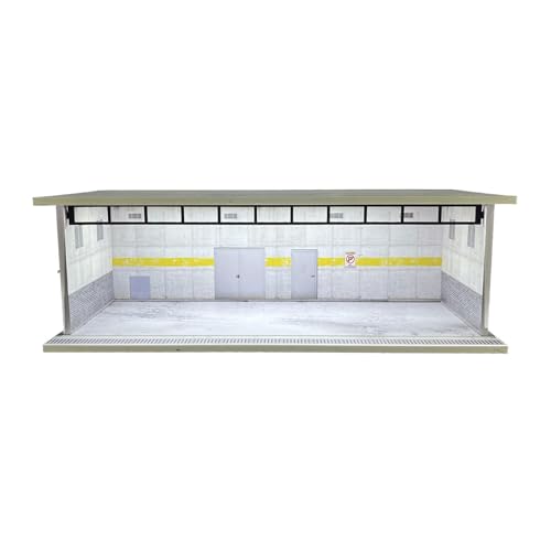 Milageto Vitrine für Modellautos im Maßstab 1/64, Sammlerstück, Schaukasten, Hintergrundlayout, Heimdekor mit Licht, dekorative Aufbewahrungsbox, Garage, Style E Milageto Vitrine für Modellautos im Maßstab 1/64, Sammlerstück, Schaukasten, Hintergrundlayout, Heimdekor mit Licht, dekorative Aufbewahrungsbox, Garage, Style E von Milageto