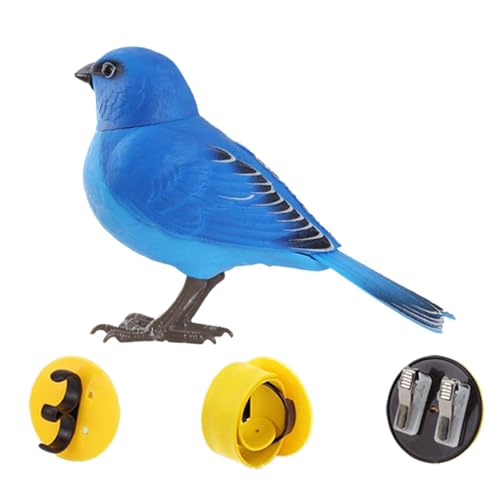 Milageto Vogel Roboter, Elektronisches Spielzeug für Kinder, Bewegungsanimation, Figurenspielzeug für Jungen Und Mädchen, Blaumeise Milageto Vogel Roboter, Elektronisches Spielzeug für Kinder, Bewegungsanimation, Figurenspielzeug für Jungen Und Mädchen, Blaumeise von Milageto