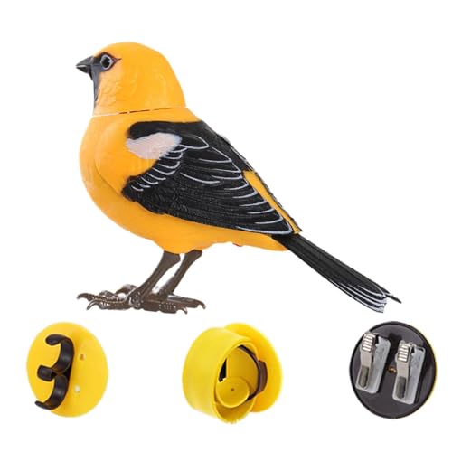 Milageto Vogel Roboter, Elektronisches Spielzeug für Kinder, Bewegungsanimation, Figurenspielzeug für Jungen Und Mädchen, Pirol Milageto Vogel Roboter, Elektronisches Spielzeug für Kinder, Bewegungsanimation, Figurenspielzeug für Jungen Und Mädchen, Pirol von Milageto