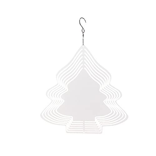 Milageto Wärmesublimations-Windspiel, blank, Metallhandwerk, Windskulptur, doppelseitig, Aluminium, rotierende Windspiele für Hof, Terrasse, Ornament-Dekor, Weihnachtsbaum Milageto Wärmesublimations-Windspiel, blank, Metallhandwerk, Windskulptur, doppelseitig, Aluminium, rotierende Windspiele für Hof, Terrasse, Ornament-Dekor, Weihnachtsbaum von Milageto
