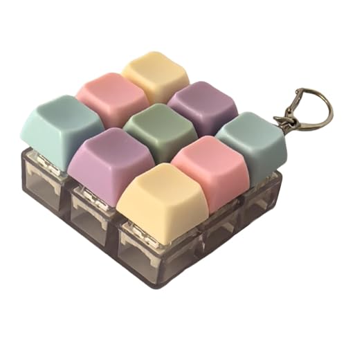 Milageto für mechanische Taste für Bürozubehör Accessoires Leichtes entspannendes Spielzeug klick für Geschenke Teenager, 9 Schlüssel Milageto für mechanische Taste für Bürozubehör Accessoires Leichtes entspannendes Spielzeug klick für Geschenke Teenager, 9 Schlüssel von Milageto