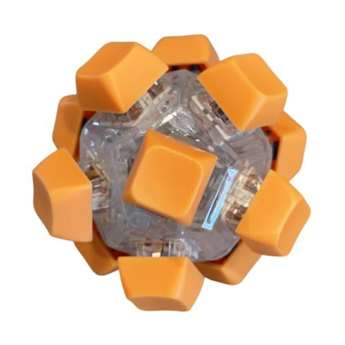 Milageto leball, klicker Taste Taste Mini Sensory Toy Finger für Geburtstagsarbeit Office, Orange von Milageto
