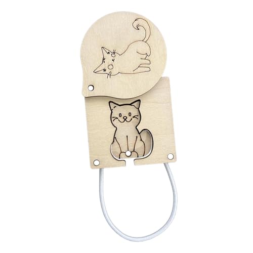 Montessori-Arbeitsbrett, Katze, passend für frühes Lernen, DIY-Zubehör, Material, Lernaktivitäten, motorische Fähigkeiten für Kinder Montessori-Arbeitsbrett, Katze, passend für frühes Lernen, DIY-Zubehör, Material, Lernaktivitäten, motorische Fähigkeiten für Kinder von Milageto