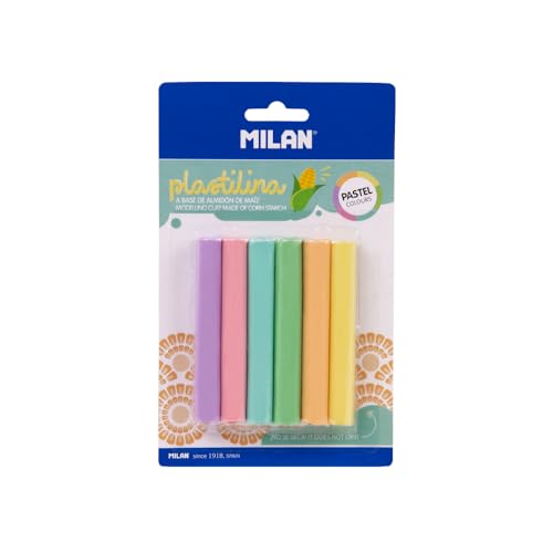 MILAN® Blisterpackung, 6 Riegel in Pastellfarben (70 g) von MILAN