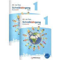 ABC der Tiere 1 Neubearbeitung - Schreiblehrgang Druckschrift, Teil A und B von Mildenberger Verlag GmbH