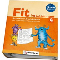Fit im Lesen - Sachtexte, Klasse 4 von Mildenberger Verlag GmbH
