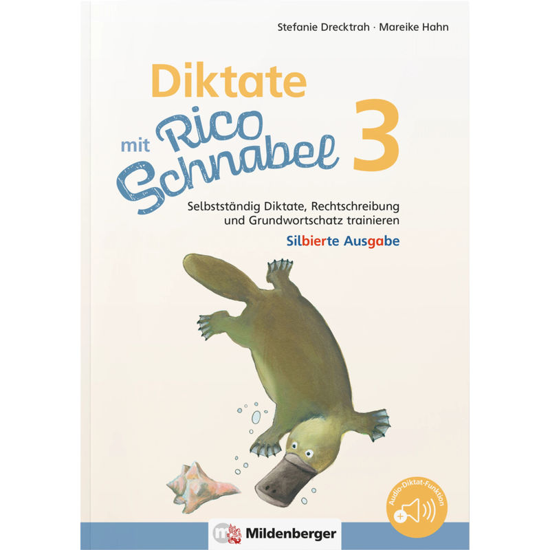 Rico Schnabel / Diktate mit Rico Schnabel, Klasse 3 - silbierte Ausgabe von Mildenberger