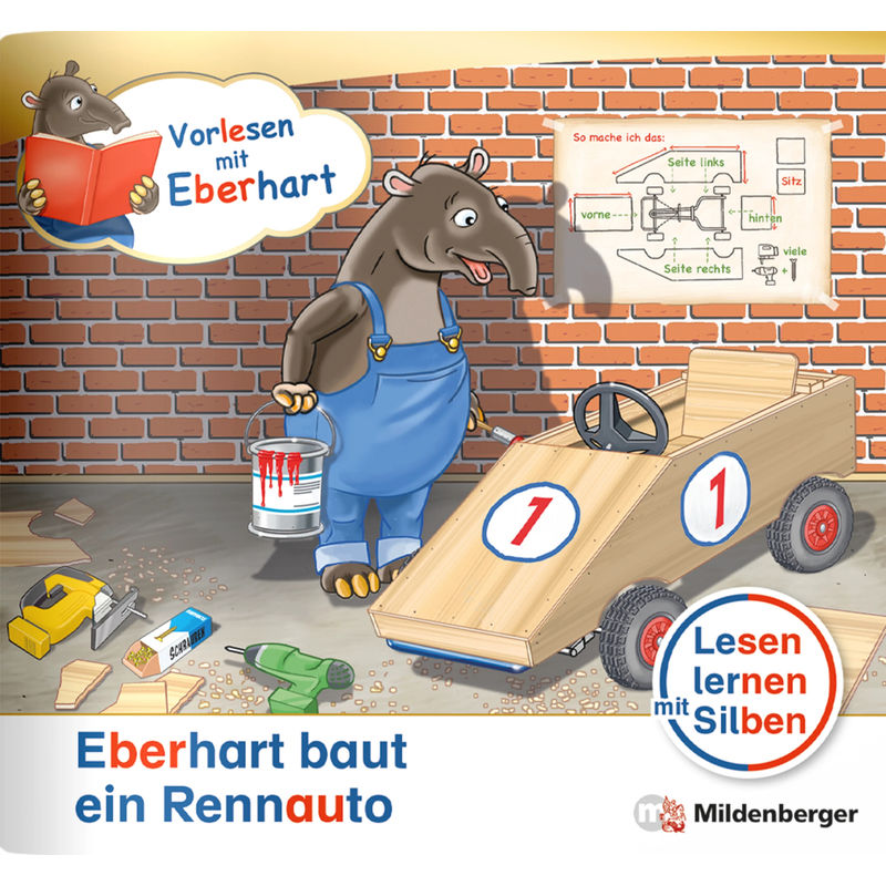 Vorlesen mit Eberhart - Eberhart baut ein Rennauto - Nachbezug Einzelheft von Mildenberger