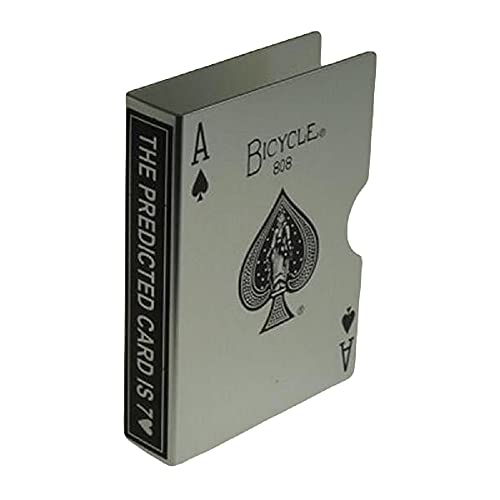 Fahrrad-Edelstahl-Kartenclip, Defender für seltene und teure limitierte Spielkarten, Schutzwächter (Deck nicht im Lieferumfang enthalten) (Silber) von MilesMagic