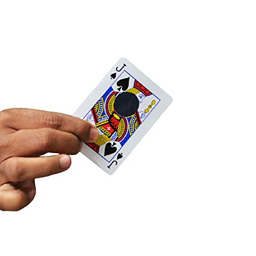 MilesMagic Magician's Impossible Hole Magic Trick Use Any Small Object Thru Card Gimmick von MilesMagic