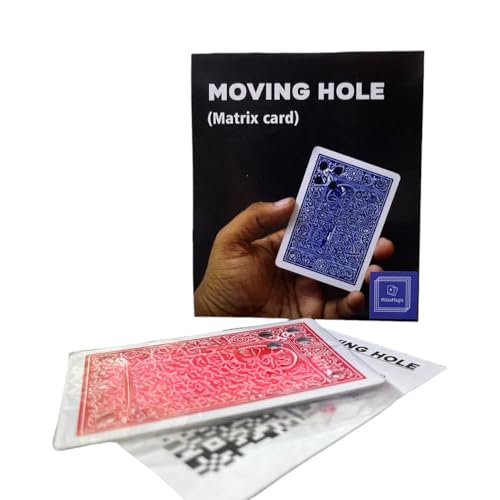 MilesMagic Magician's Moving Hole Matrix Art Gimmick | Hochvisueller klassischer Trick | Poker Impossible Hollow Card Trick | Für Street Magic | Für Bühnenzaubertricks MilesMagic Magician's Moving Hole Matrix Art Gimmick | Hochvisueller klassischer Trick | Poker Impossible Hollow Card Trick | Für Street Magic | Für Bühnenzaubertricks von MilesMagic