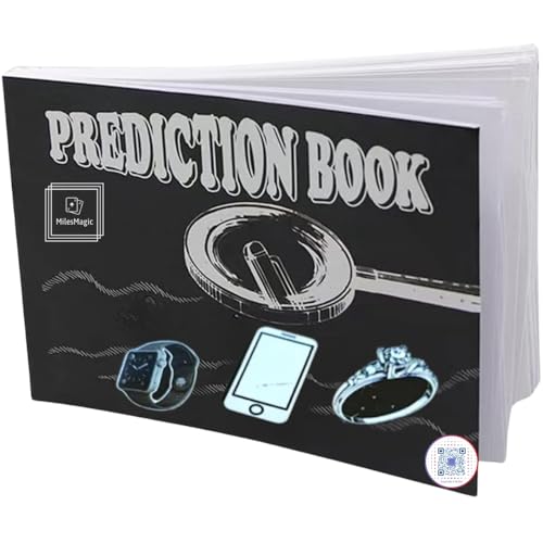 MilesMagic Magician's Prediction Book Gimmick | Mind Reading Flip Book Revelation | Real Choice Revealing Close Up Mentalism Street or Stage Magic Trick, V2 MilesMagic Magician's Prediction Book Gimmick | Mind Reading Flip Book Revelation | Real Choice Revealing Close Up Mentalism Street or Stage Magic Trick, V2 von MilesMagic