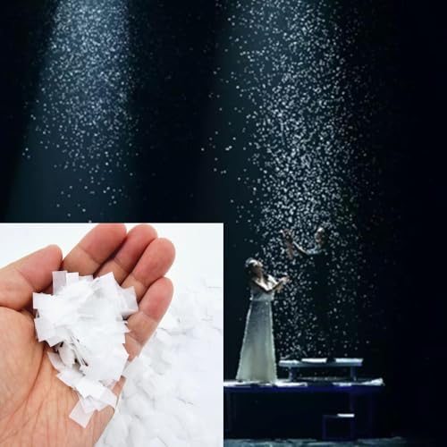 Set von 10 Stück Magic Snow Papier Storm Flocken (weiß) Party Stage Magier Tricks von MilesMagic
