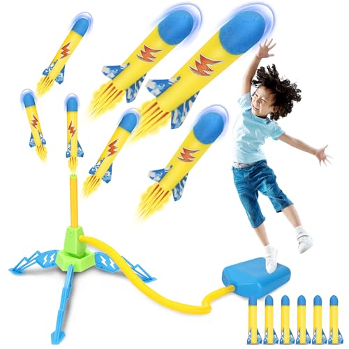 Milifox Rakete Luftdruck - Outdoor Spielzeug für Kinder - Power Launcher Rocket Luftraketen - Perfekte Ostergeschenke für Garten Milifox Rakete Luftdruck - Outdoor Spielzeug für Kinder - Power Launcher Rocket Luftraketen - Perfekte Ostergeschenke für Garten von Milifox