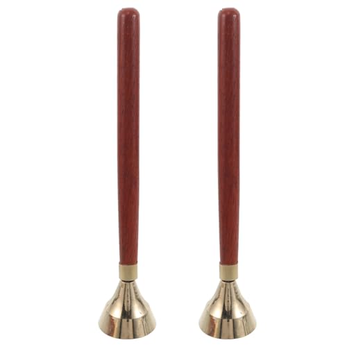 MILISTEN 1 Paar Handschlagglocken aus Holz für Kinder, Musikspielzeug für Kleinkinder, ideal für frühes Musiklernen und die Entwicklung der Feinmotorik von Milisten