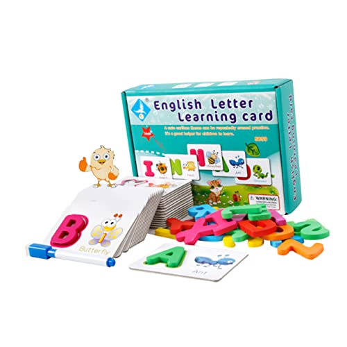 MILISTEN 1 Satz Alphabet Lernspielzeug Kognitive Spielzeuge für Kleinkinder Pädagogische Buchstaben Karten für Frühe Bildung Kinderfreundlich und Sicher Grün MILISTEN 1 Satz Alphabet Lernspielzeug Kognitive Spielzeuge für Kleinkinder Pädagogische Buchstaben Karten für Frühe Bildung Kinderfreundlich und Sicher Grün von Milisten