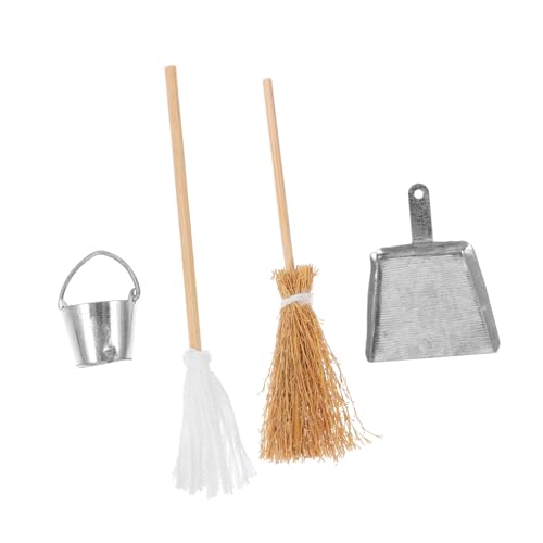 MILISTEN 1 Satz Besen Dustpan Model Kehrschaufel Spielhauszubehör Kleine Hausdekor-Kehrschaufel Mini-Hausdekor-Accessoires Mini-Besen-Ornament Kehrschaufelfiguren Spielhausbesen Holz MILISTEN 1 Satz Besen Dustpan Model Kehrschaufel Spielhauszubehör Kleine Hausdekor-Kehrschaufel Mini-Hausdekor-Accessoires Mini-Besen-Ornament Kehrschaufelfiguren Spielhausbesen Holz von Milisten