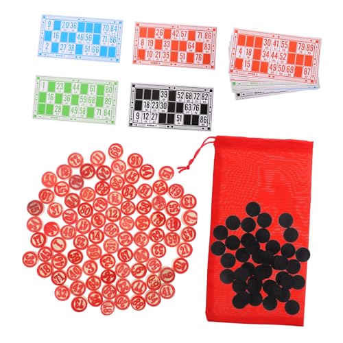 MILISTEN 1 Satz Bingo -Brettspiel Zugspielzeug Zug Brettspiele Holz rot MILISTEN 1 Satz Bingo -Brettspiel Zugspielzeug Zug Brettspiele Holz rot von Milisten