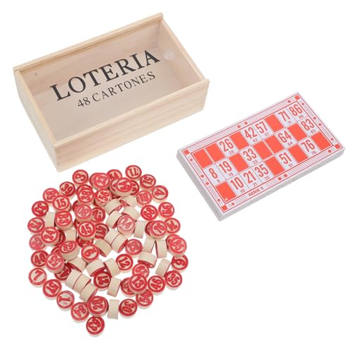 MILISTEN 1 Satz Bingo-Schach Russisches Schachspielzeug Bingo-Brettspiel Reiseschach Schachbrett Dame-Brettspiel für Russisches Bingospiel intellektuelles Schach Holz MILISTEN 1 Satz Bingo-Schach Russisches Schachspielzeug Bingo-Brettspiel Reiseschach Schachbrett Dame-Brettspiel für Russisches Bingospiel intellektuelles Schach Holz von Milisten