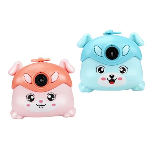MILISTEN 1 Satz Bunny Shaped Electric Bubble Machine für Handheld Seifenblasen mit Musik und Bunten für Outdoor Spiele und Feiern Zufällige Farben Zufällige Farbe von Milisten