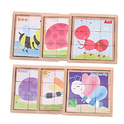MILISTEN 1 Satz Cartoon Puzzle für Teiliges mit Beweglichen Puzzles Pädagogisches Holzspielzeug Kreativität und Geschicklichkeit für Kleinkinder und Vorschulkinder MILISTEN 1 Satz Cartoon Puzzle für Teiliges mit Beweglichen Puzzles Pädagogisches Holzspielzeug Kreativität und Geschicklichkeit für Kleinkinder und Vorschulkinder von Milisten
