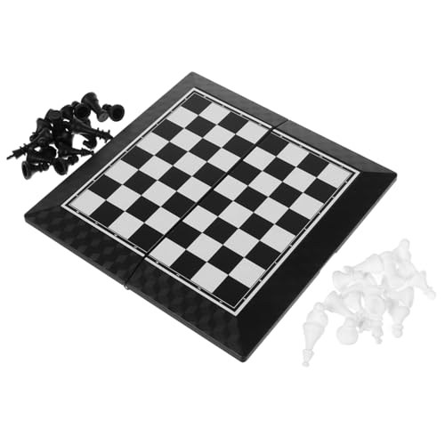 MILISTEN 1 Satz Faltbares Schachbrett Schachspiel Reisespiele Für Erwachsene Kinderschach Taschenschach Professionelles Schachbrett Dame-spieltisch Chinesische Dame Desktop-Schach Pp MILISTEN 1 Satz Faltbares Schachbrett Schachspiel Reisespiele Für Erwachsene Kinderschach Taschenschach Professionelles Schachbrett Dame-spieltisch Chinesische Dame Desktop-Schach Pp von Milisten