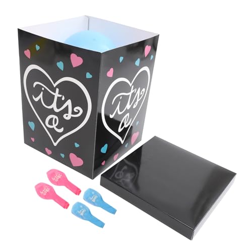 MILISTEN 1 Satz Gender Reveal Box mit Ballons Dekoration für Babyparty Blaue und Ballons für Geschlechterenthüllung MILISTEN 1 Satz Gender Reveal Box mit Ballons Dekoration für Babyparty Blaue und Ballons für Geschlechterenthüllung von Milisten