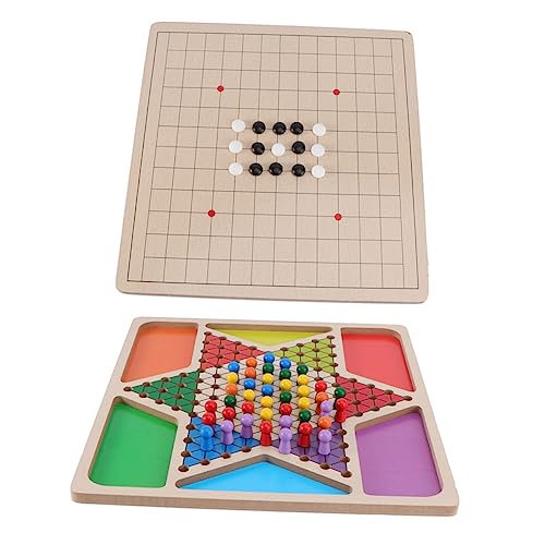 MILISTEN 1 Satz Gobang und Dame Brettspiel für Pädagogisches für Hand Augen Koordination und Familienaktivitäten für Kindergarten und MILISTEN 1 Satz Gobang und Dame Brettspiel für Pädagogisches für Hand Augen Koordination und Familienaktivitäten für Kindergarten und von Milisten