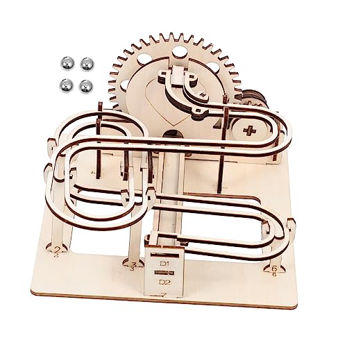 MILISTEN 1 Satz Holz Kugelbahn Puzzle Kreatives DIY für Montessori Lernspielzeug Wissenschaft und Motorik Sicheres und Langlebiges Holzmaterial MILISTEN 1 Satz Holz Kugelbahn Puzzle Kreatives DIY für Montessori Lernspielzeug Wissenschaft und Motorik Sicheres und Langlebiges Holzmaterial von Milisten