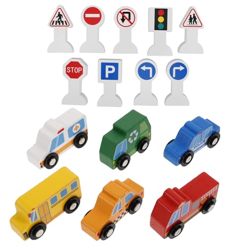 MILISTEN 1 Satz Holzfahrzeuge für Verkehrszeichen Baufahrzeuge Lernspielzeug für Jungen und Fördert Interaktives Verkehrswissen Sicheres Handgefertigtes Holzspielzeug MILISTEN 1 Satz Holzfahrzeuge für Verkehrszeichen Baufahrzeuge Lernspielzeug für Jungen und Fördert Interaktives Verkehrswissen Sicheres Handgefertigtes Holzspielzeug von Milisten